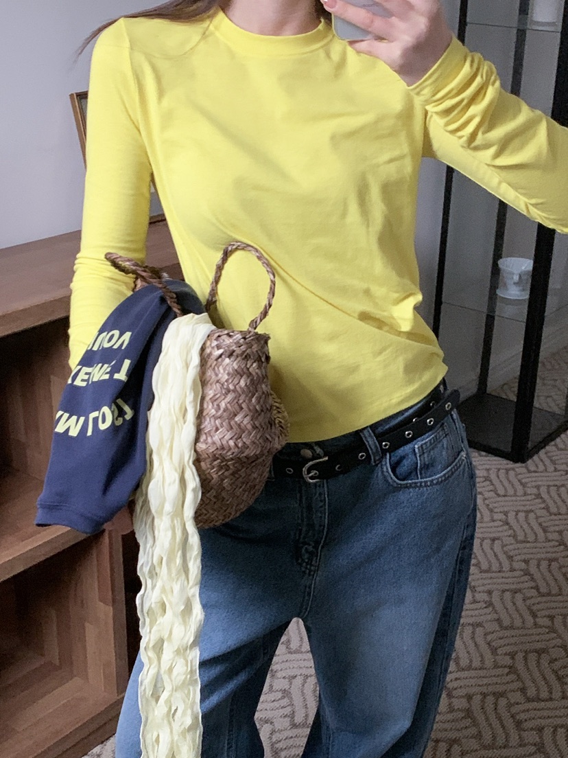 JKICHI韓國直郵女士新品人氣真品時尚推薦職業休閑長袖T恤JKICHI長袖T恤