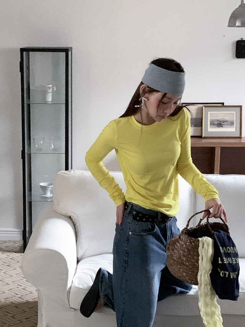 JKICHI韓國直郵女士新品人氣真品時尚推薦職業休閑長袖T恤JKICHI長袖T恤