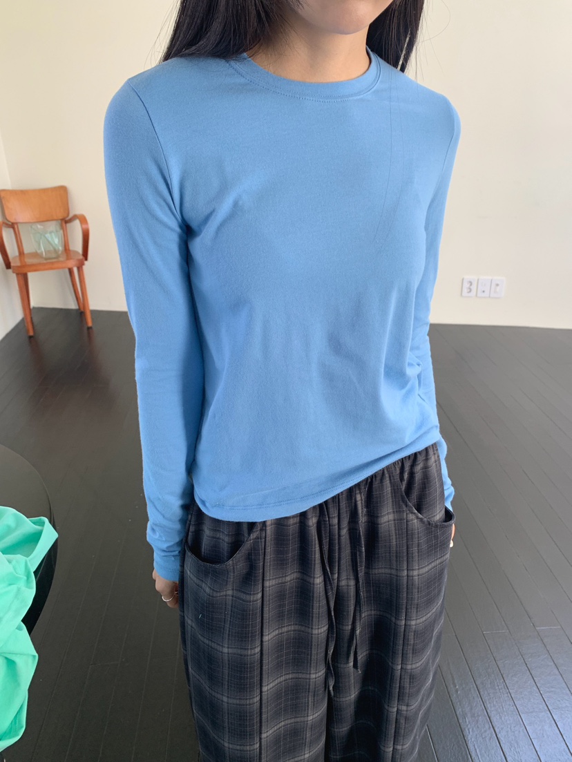 JKICHI韓國直郵女士新品人氣真品時尚推薦職業休閑長袖T恤JKICHI長袖T恤圖色1