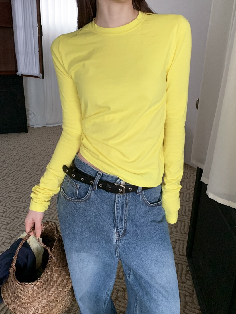 JKICHI韓國直郵女士新品人氣真品時尚推薦職業休閑長袖T恤JKICHI長袖T恤圖色4