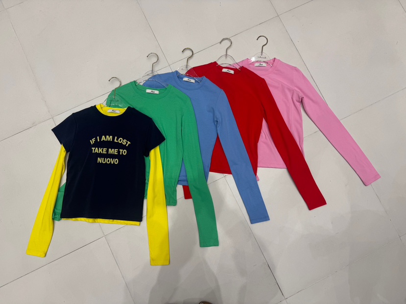 JKICHI韓國直郵女士新品人氣真品時尚推薦職業休閑長袖T恤JKICHI長袖T恤圖色5左五色