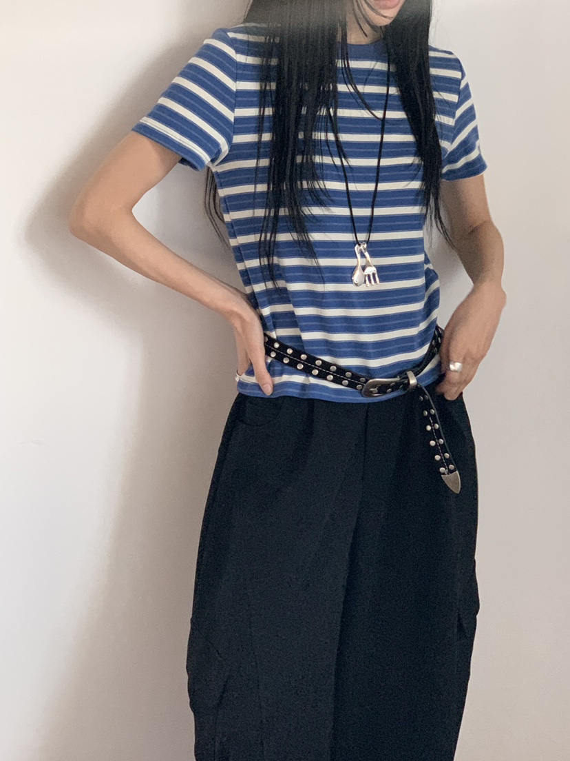 RIVER RAIN韓國直郵女裝新品推薦時尚真品人氣職業熱賣T恤RIVER RAINT恤