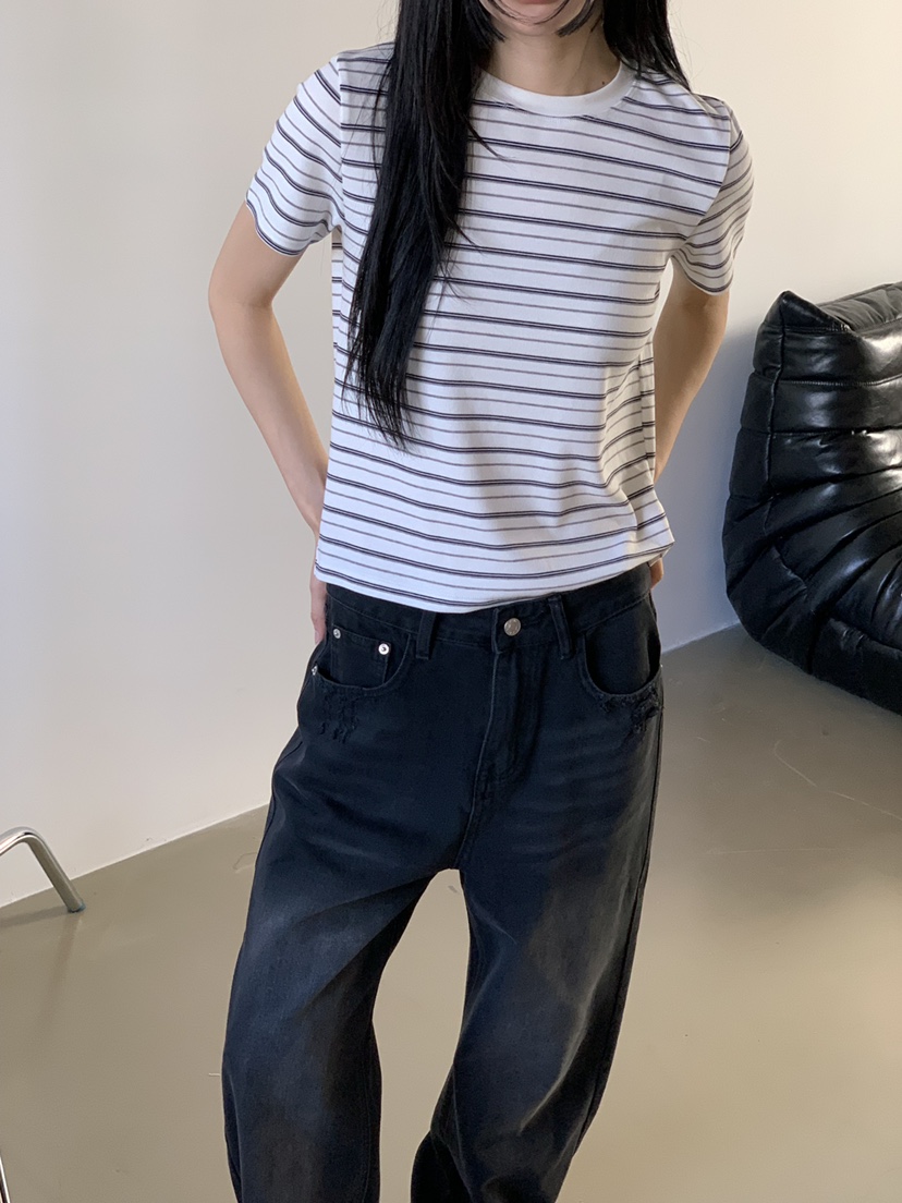 RIVER RAIN韓國直郵女裝新品推薦時尚真品人氣職業熱賣T恤RIVER RAINT恤