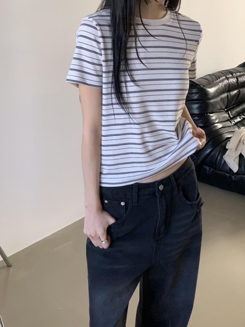 RIVER RAIN韓國直郵女裝新品推薦時尚真品人氣職業熱賣T恤RIVER RAINT恤