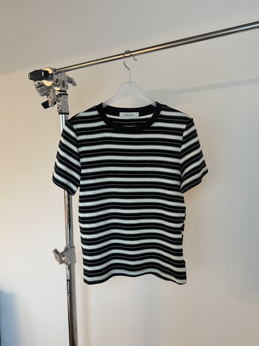 RIVER RAIN韓國直郵女裝新品推薦時尚真品人氣職業熱賣T恤RIVER RAINT恤圖色2