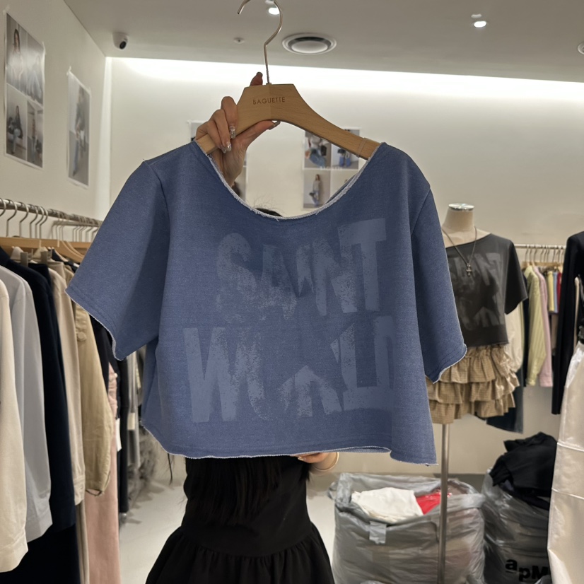 BAGUETTE-P東大門代購女裝新款推薦休閑人氣時尚26春夏T恤BAGUETTE-PT恤圖色1