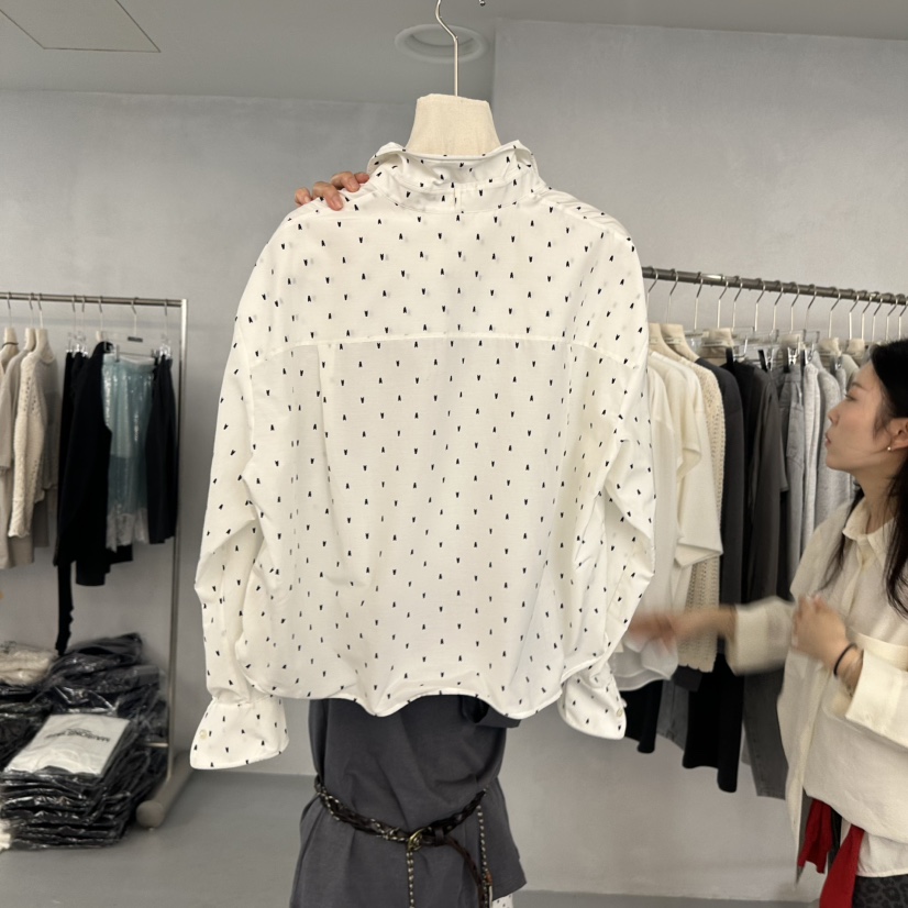 DOUBLE STANDARD/LE SMOKING/MAISONSTAFF韓國代購女士新品真品襯衫蕾絲衫MAISONSTAFF襯衫/蕾絲衫