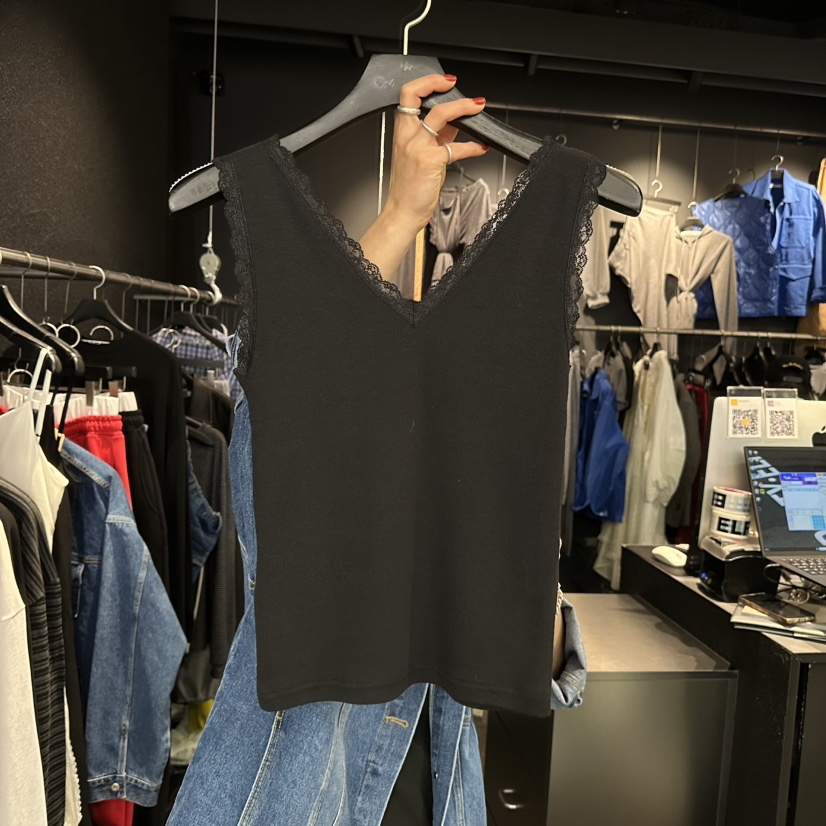 ELF-L韓國直郵女裝新品人氣推薦熱賣時尚26春夏吊帶背心蕾絲PROJECT ELF/ELF-L吊帶/背心圖色2