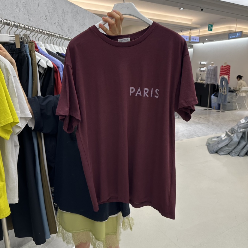 SIXTEEN東大門直郵女裝新款人氣時尚推薦真品休閑熱賣T恤SIXTEENT恤圖色2