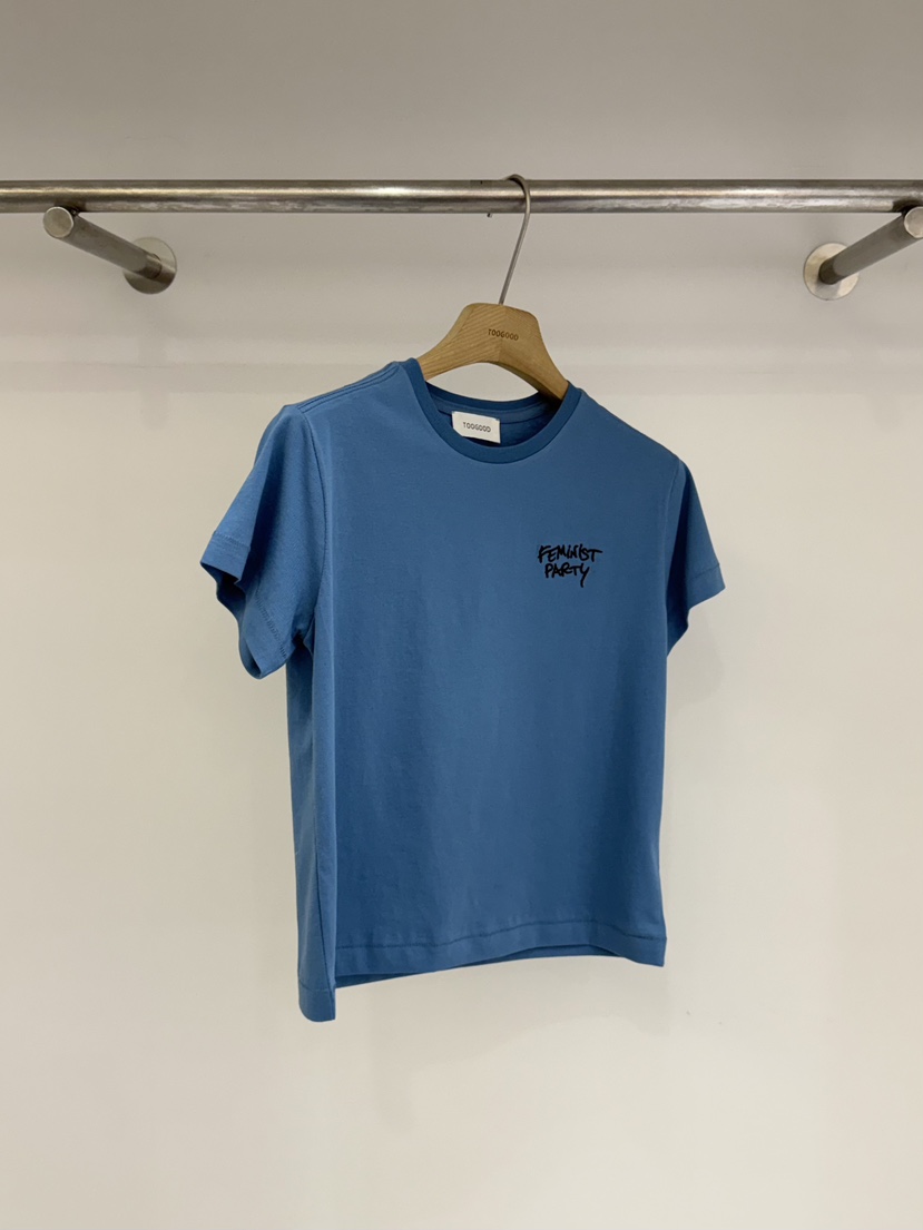 TOOGOOD東大門實拍女裝新款人氣休閑時尚熱賣26春夏T恤刺繡TOOGOODT恤圖色2