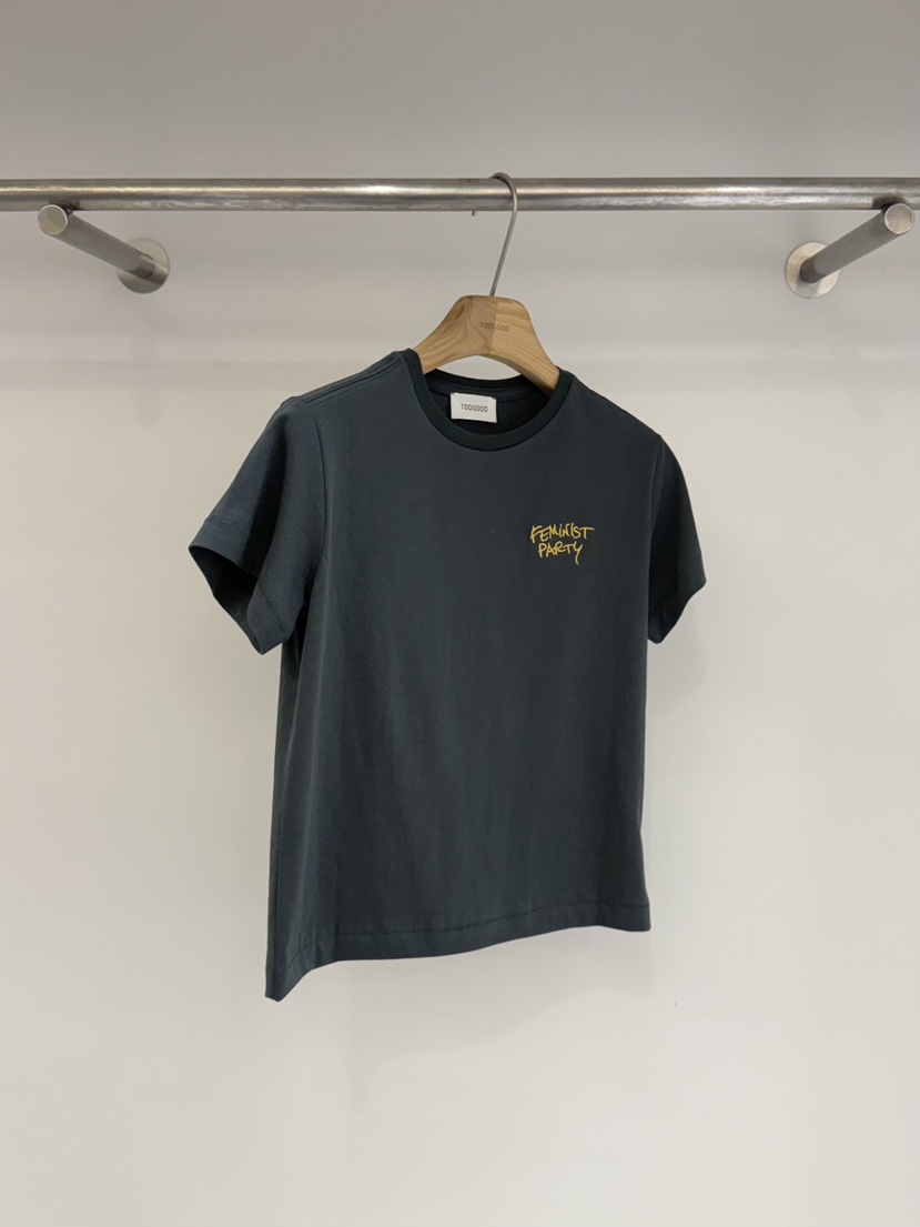 TOOGOOD東大門實拍女裝新款人氣休閑時尚熱賣26春夏T恤刺繡TOOGOODT恤圖色3