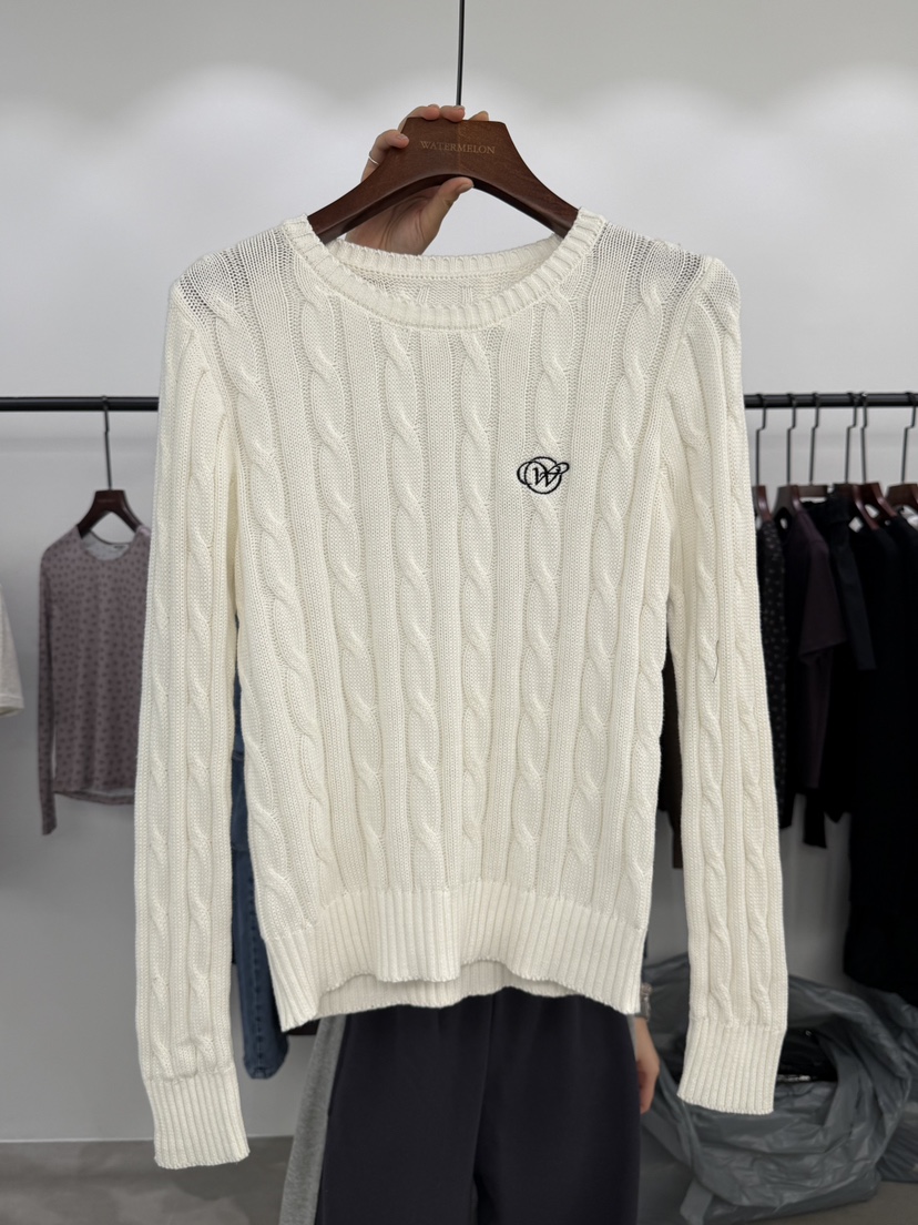 WATERMELON東大門代購女士新品26春夏推薦真品人氣針織衫WATER MELON針織衫圖色2