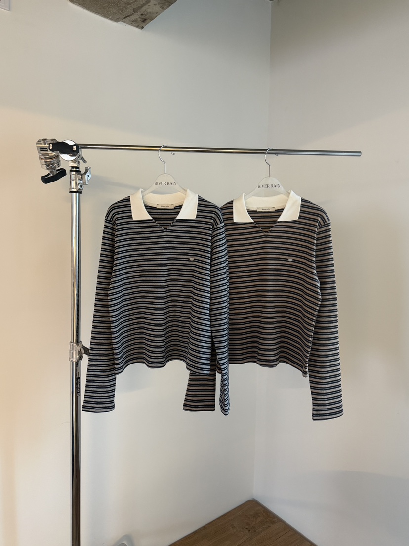 RIVER RAIN韓國直郵女裝新款時尚推薦人氣休閑26春夏長袖T恤RIVER RAIN長袖T恤