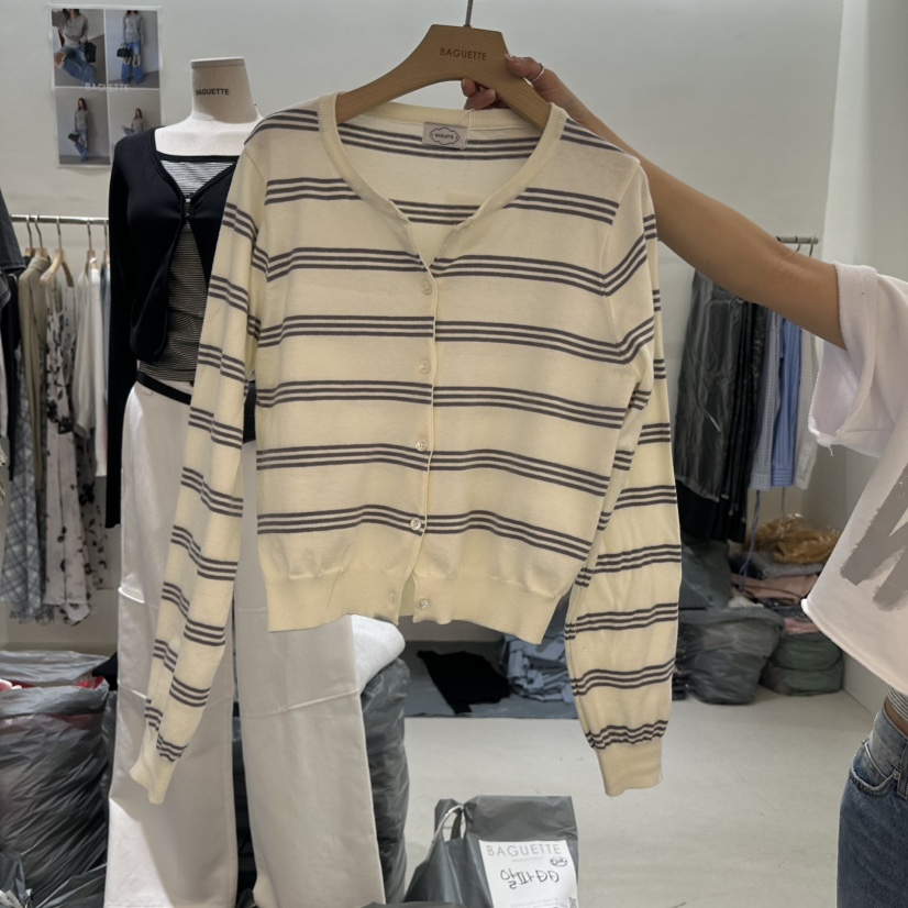 BAGUETTE-P韓國代購女裝新品推薦26春夏人氣職業真品針織衫BAGUETTE-P針織衫圖色4