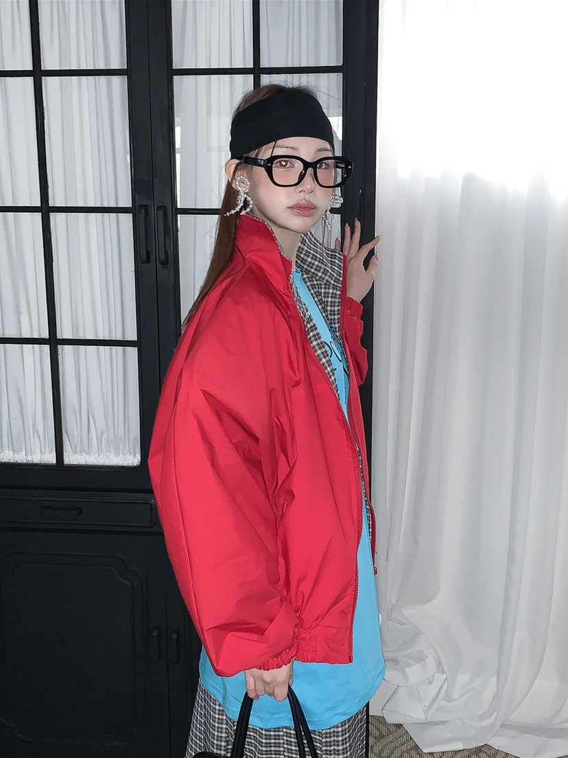 JKICHI東大門代購女裝新品熱賣時尚26春夏夾克里外穿雙面JKICHI夾克