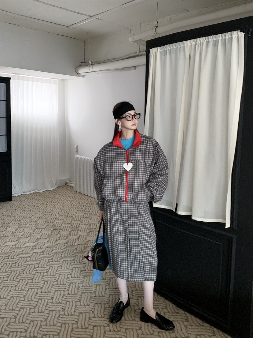 JKICHI東大門代購女裝新品熱賣時尚26春夏夾克里外穿雙面JKICHI夾克