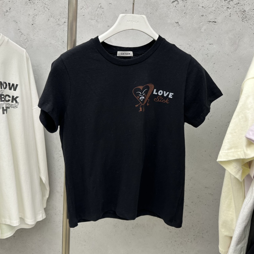 SIXTEEN東大門實拍女裝新款職業人氣休閑26春夏推薦時尚T恤SIXTEENT恤圖色4