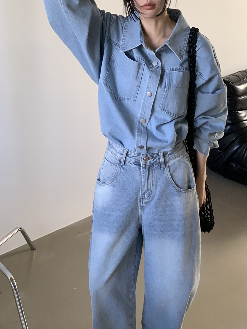 RIVER RAIN韓國直郵女士新款休閑人氣真品26春夏襯衫蕾絲衫RIVER RAIN襯衫/蕾絲衫