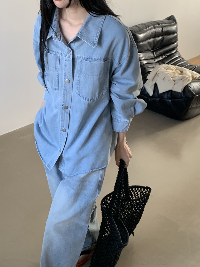 RIVER RAIN韓國直郵女士新款休閑人氣真品26春夏襯衫蕾絲衫RIVER RAIN襯衫/蕾絲衫