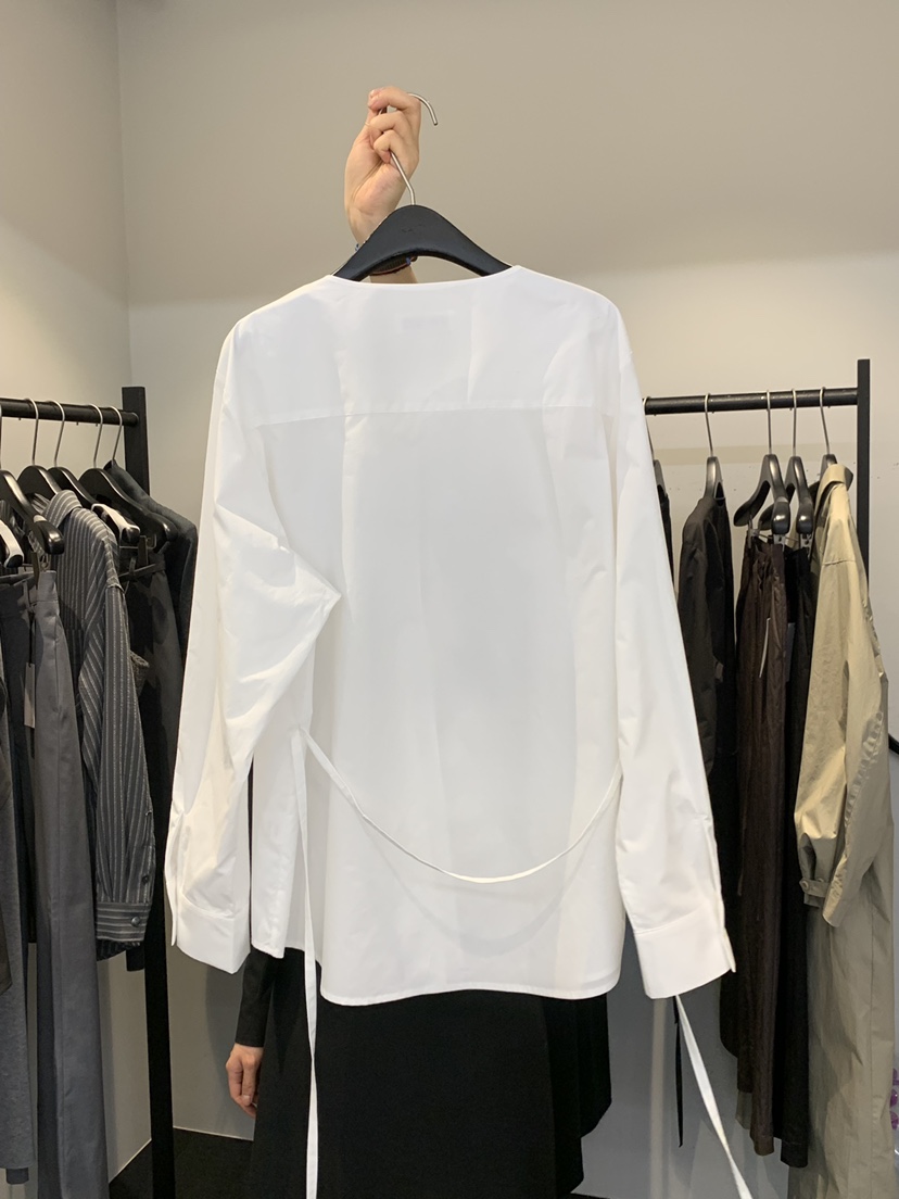 FORTH韓國代購女士新款推薦人氣真品休閑襯衫蕾絲衫含腰繩FORTH襯衫/蕾絲衫