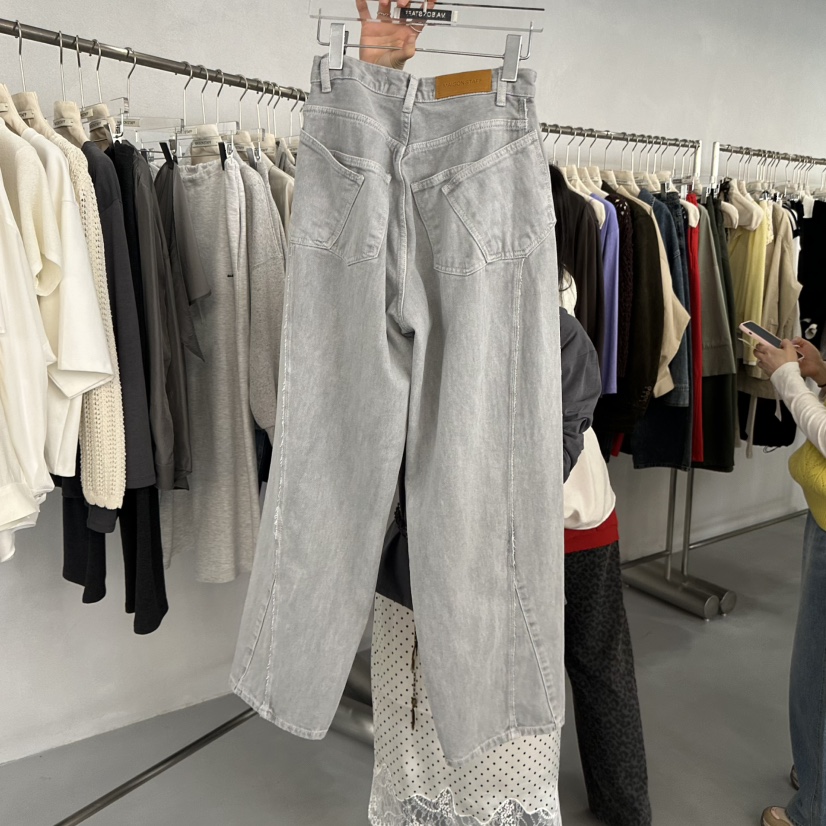 DOUBLE STANDARD/LE SMOKING/MAISONSTAFF東大門代購女裝新品真品牛仔褲MAISONSTAFF牛仔褲