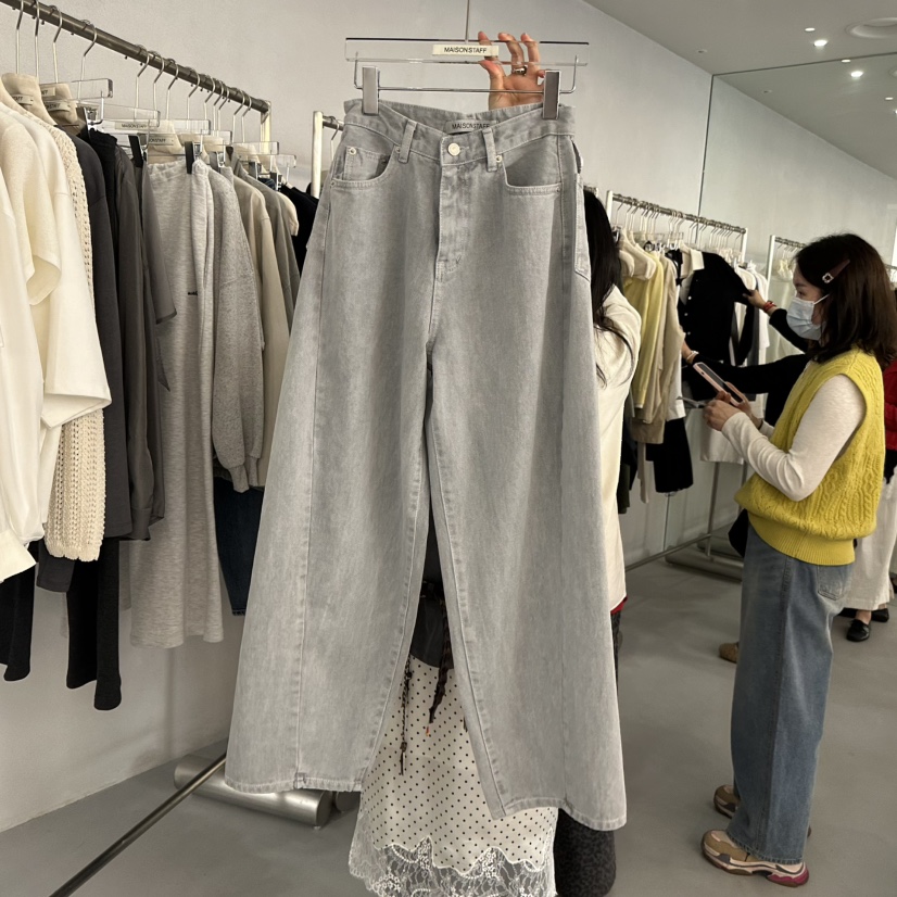 DOUBLE STANDARD/LE SMOKING/MAISONSTAFF東大門代購女裝新品真品牛仔褲MAISONSTAFF牛仔褲圖色1