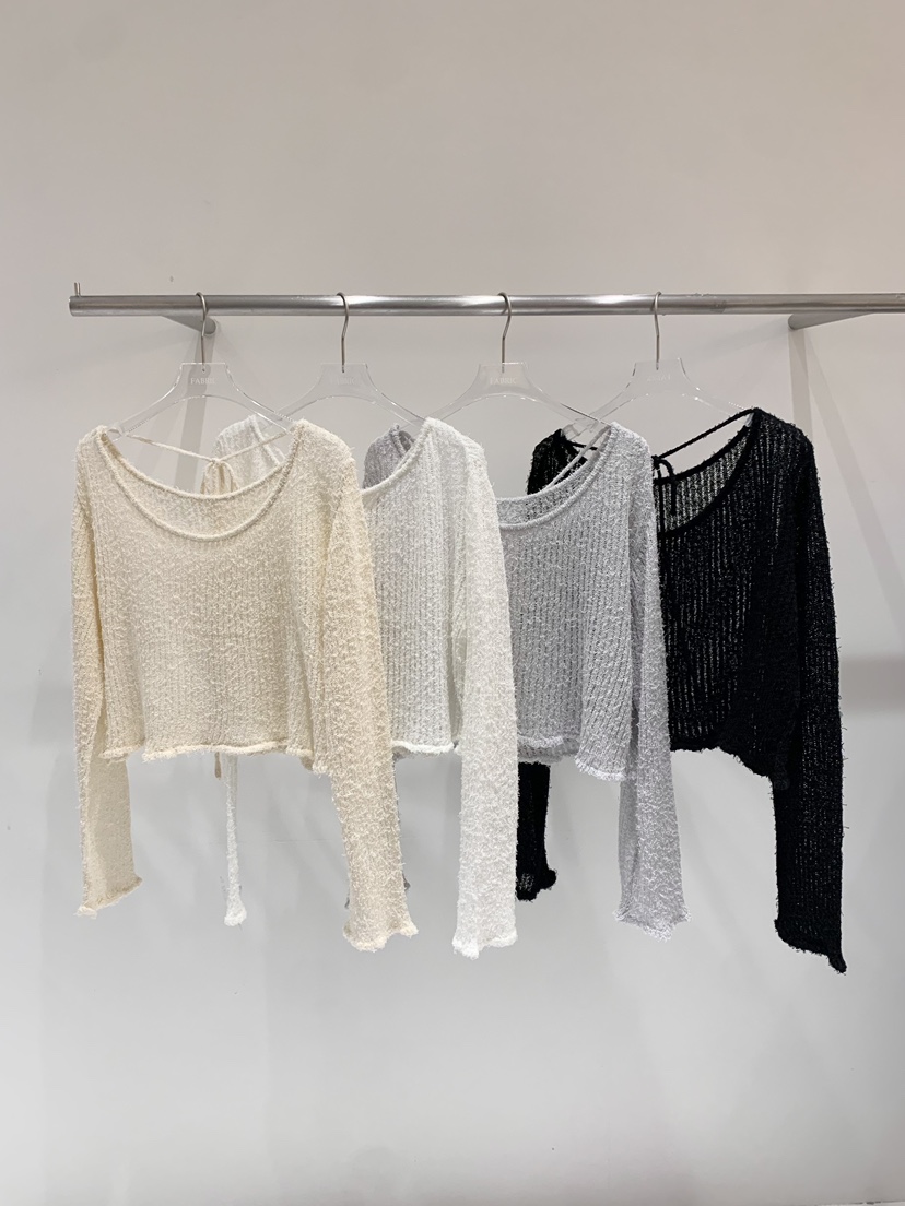 FABRIC東大門代購女裝新款26春夏職業真品人氣推薦針織衫FABRIC針織衫