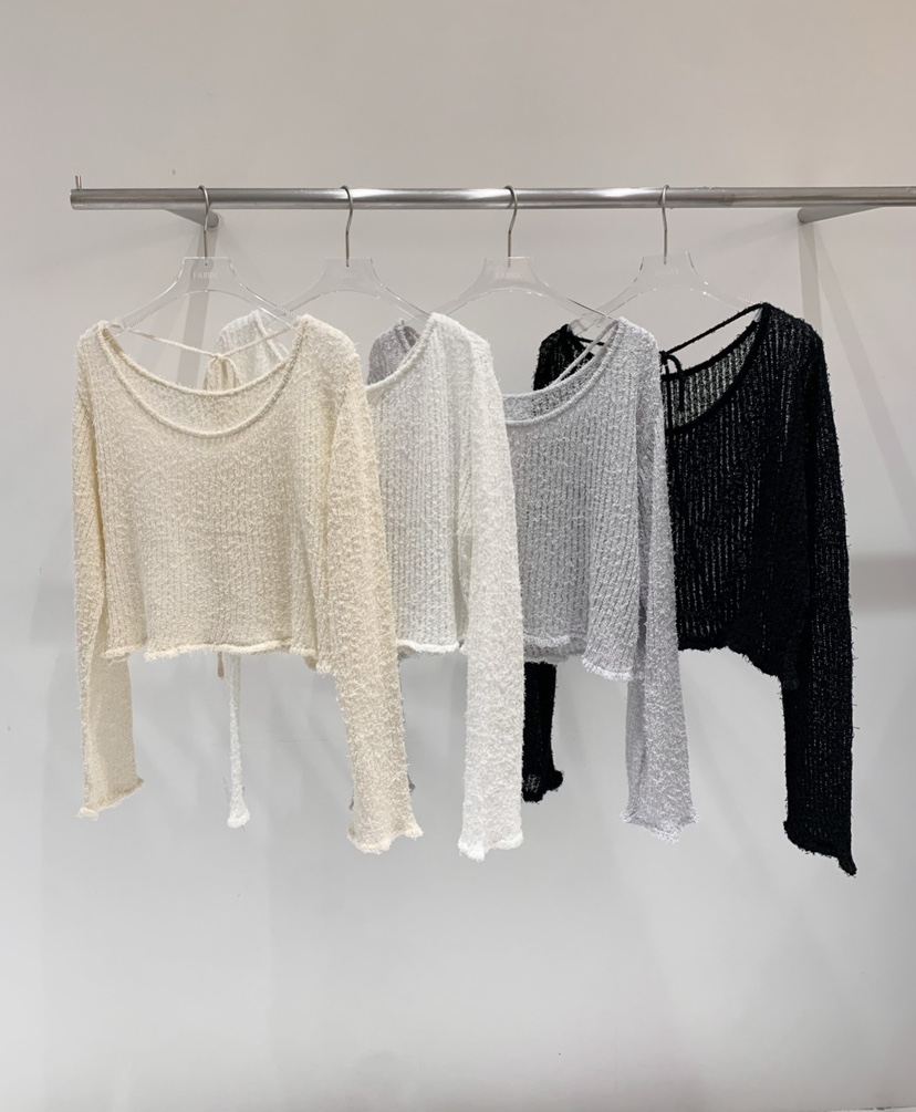 FABRIC東大門代購女裝新款26春夏職業真品人氣推薦針織衫FABRIC針織衫