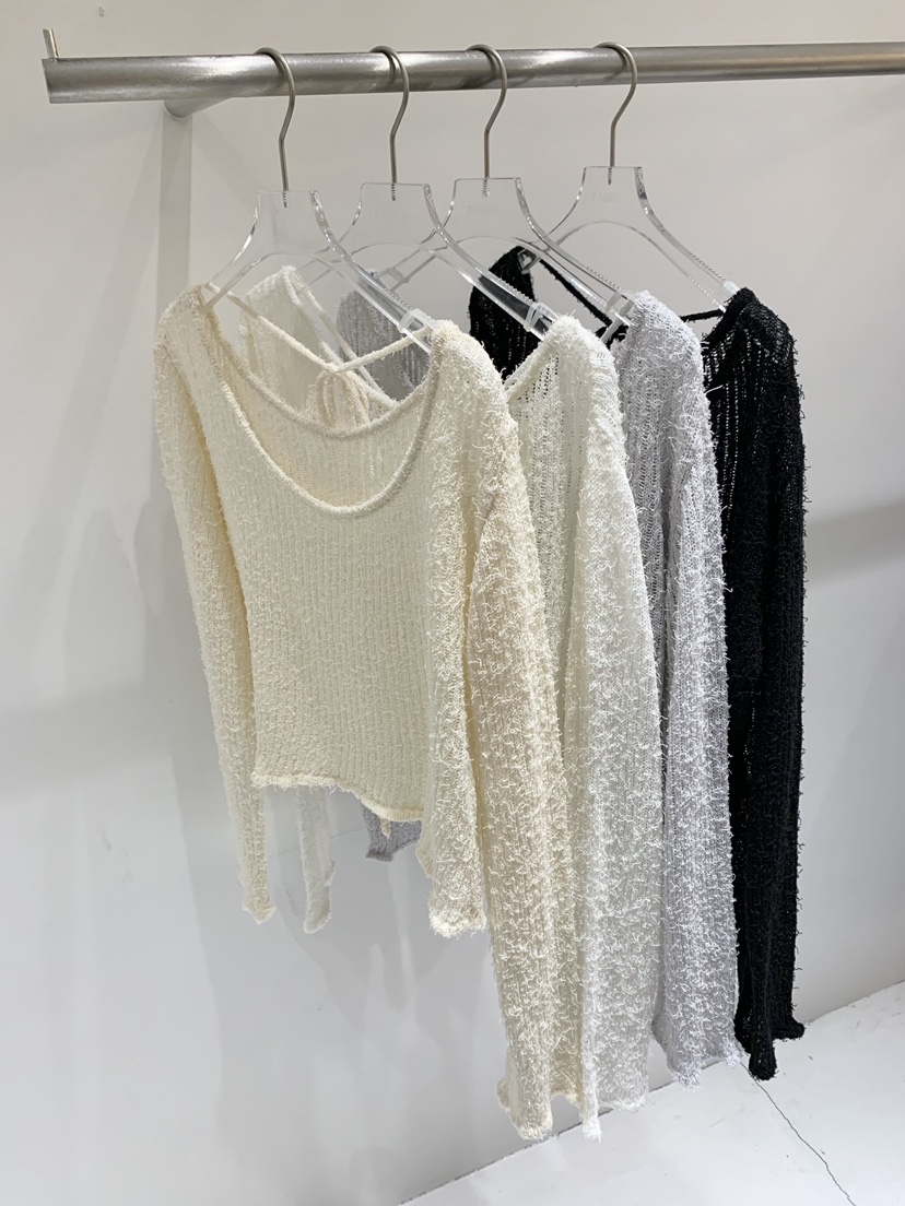 FABRIC東大門代購女裝新款26春夏職業真品人氣推薦針織衫FABRIC針織衫