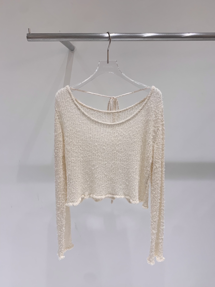 FABRIC東大門代購女裝新款26春夏職業真品人氣推薦針織衫FABRIC針織衫圖色2