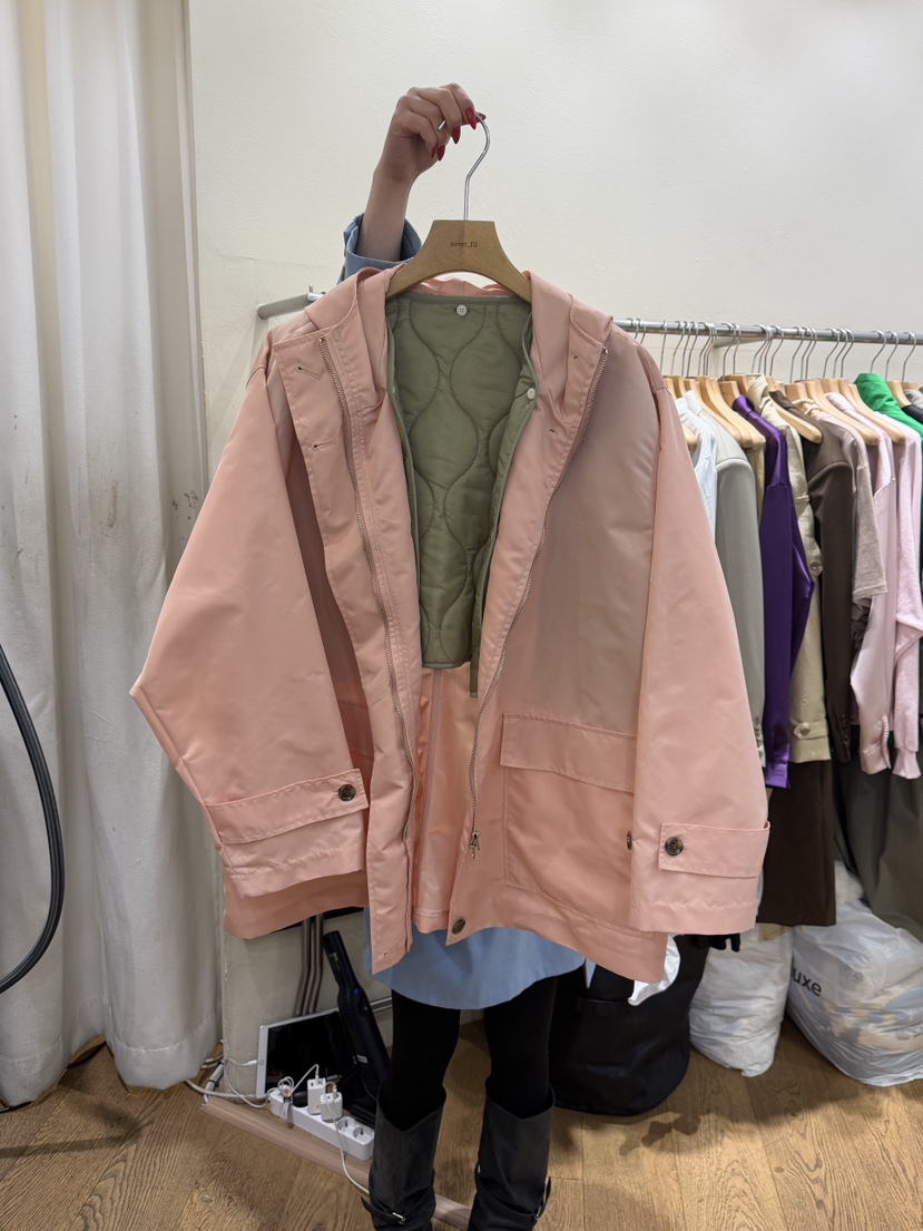 AUVERFIT韓國直郵女士新款人氣休閑職業真品熱賣夾克連帽AUVERFIT夾克圖色2