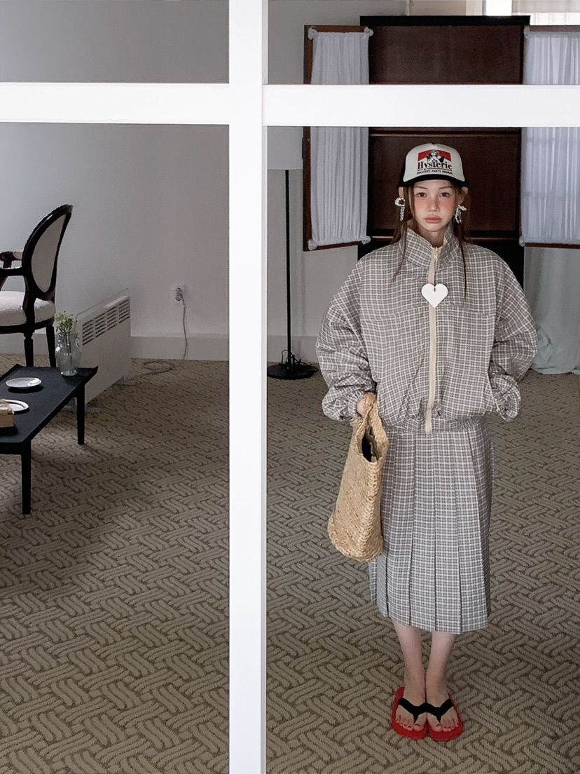 JKICHI韓國直郵女裝新品時尚26春夏人氣職業半身裙中短裙JKICHI半身裙/中短裙