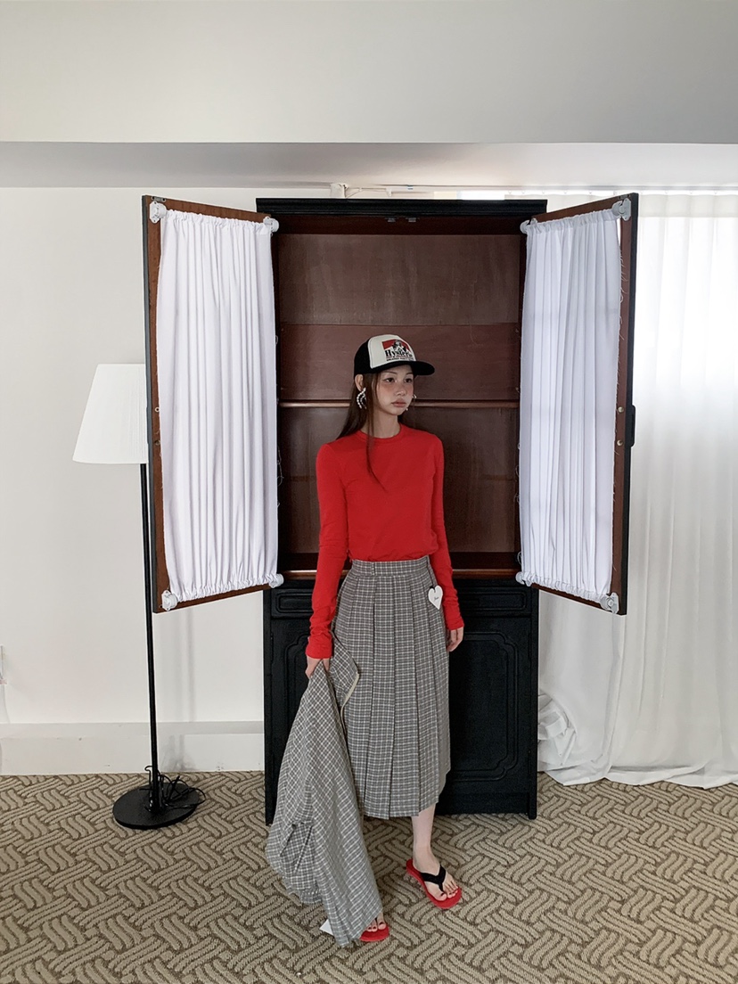 JKICHI韓國直郵女裝新品時尚26春夏人氣職業半身裙中短裙JKICHI半身裙/中短裙