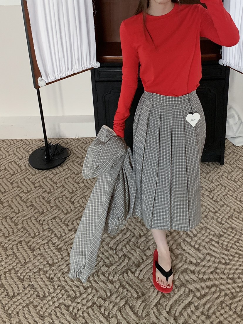 JKICHI韓國直郵女裝新品時尚26春夏人氣職業半身裙中短裙JKICHI半身裙/中短裙