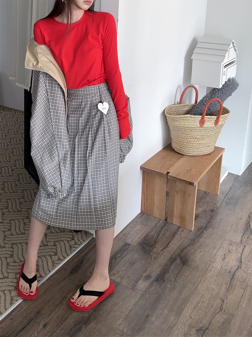 JKICHI韓國直郵女裝新品時尚26春夏人氣職業半身裙中短裙JKICHI半身裙/中短裙