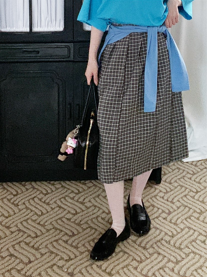 JKICHI韓國直郵女裝新品時尚26春夏人氣職業半身裙中短裙JKICHI半身裙/中短裙圖色2