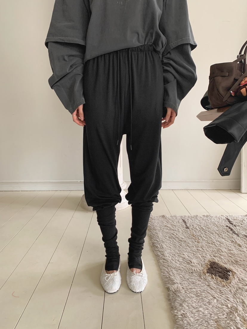 JKICHI韓國代購女裝新款人氣職業26春夏真品休閑熱賣休閑褲JKICHI休閑褲圖色1黑色