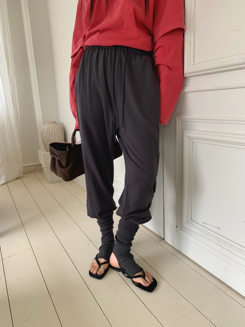 JKICHI韓國代購女裝新款人氣職業26春夏真品休閑熱賣休閑褲JKICHI休閑褲圖色2墨色