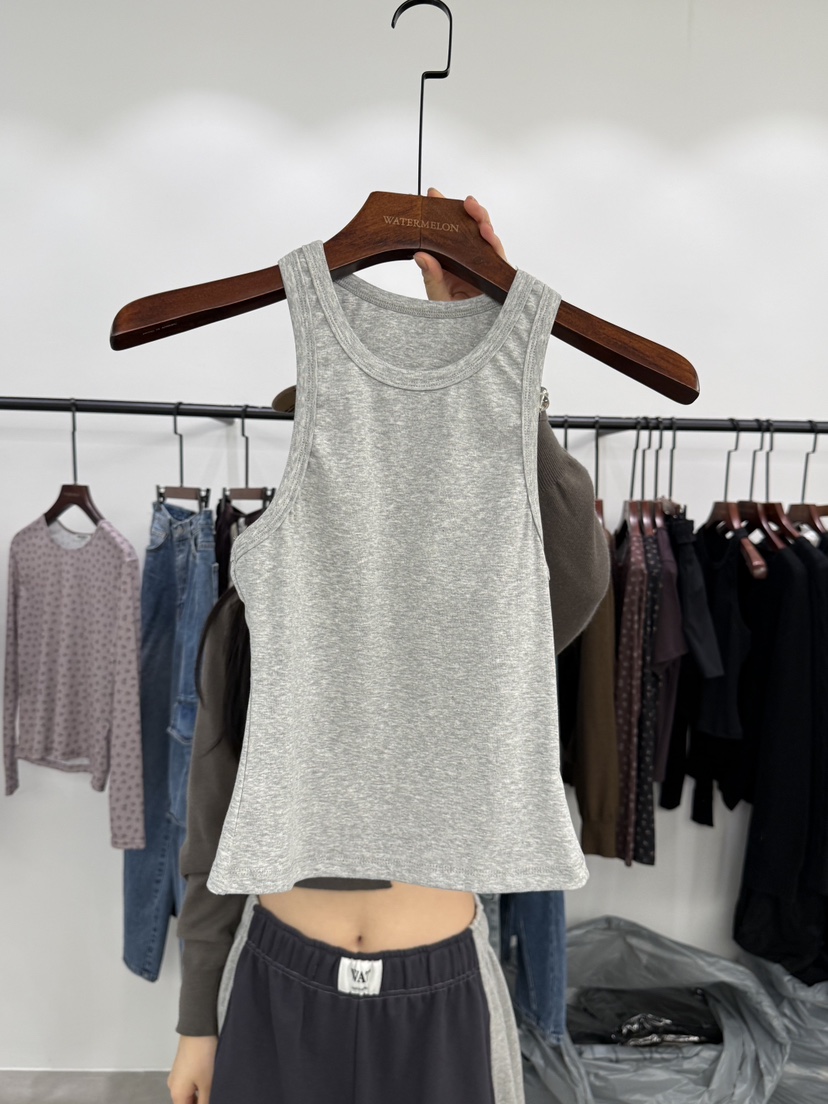 WATERMELON韓國直郵女士新品熱賣推薦人氣真品職業吊帶背心WATER MELON吊帶/背心圖色1