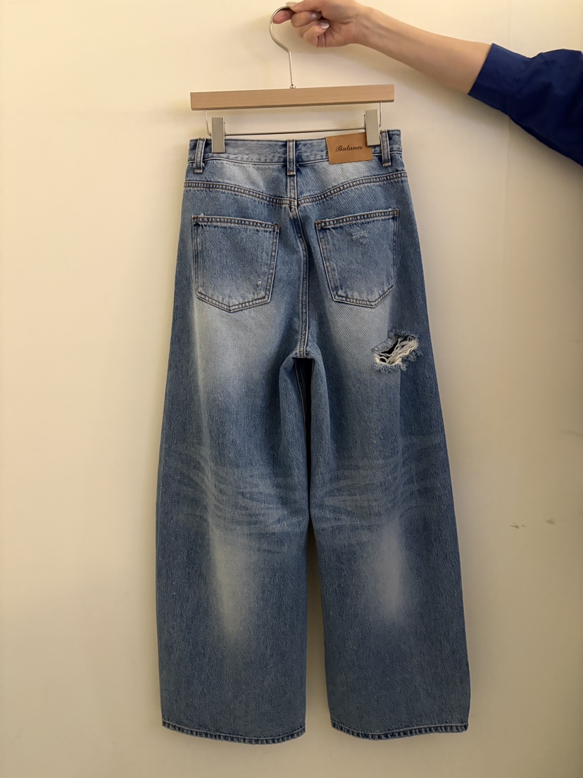 BALANCE東大門實拍女士新款熱賣推薦人氣26春夏職業牛仔褲BALANCE牛仔褲