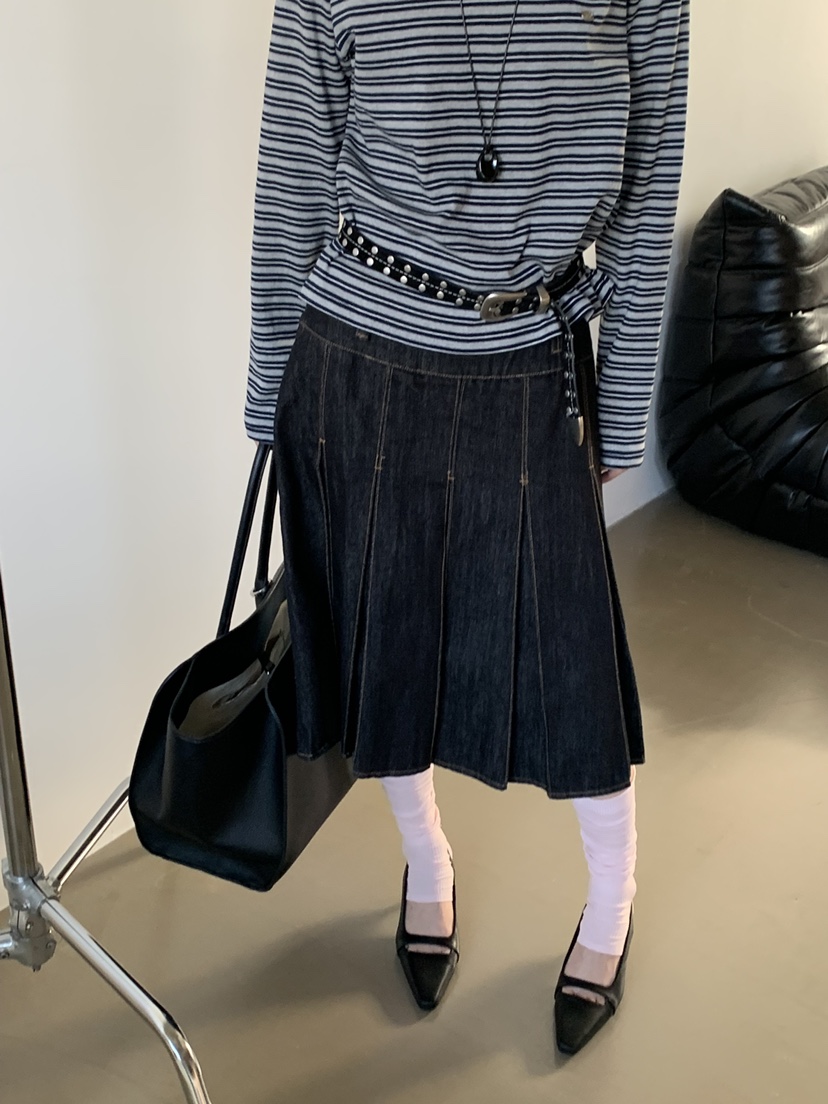 RIVER RAIN韓國代購女裝新品熱賣26春夏職業半身裙中短裙RIVER RAIN半身裙/中短裙