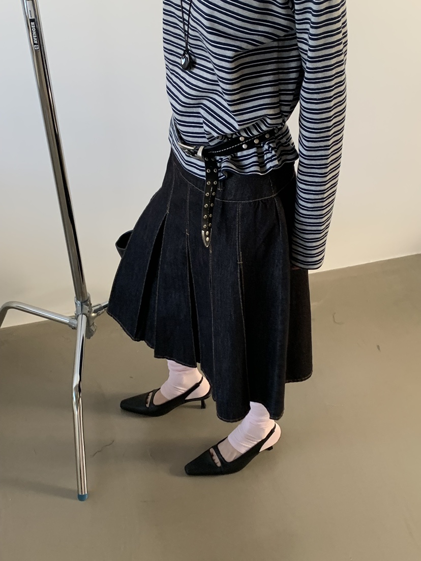 RIVER RAIN韓國代購女裝新品熱賣26春夏職業半身裙中短裙RIVER RAIN半身裙/中短裙