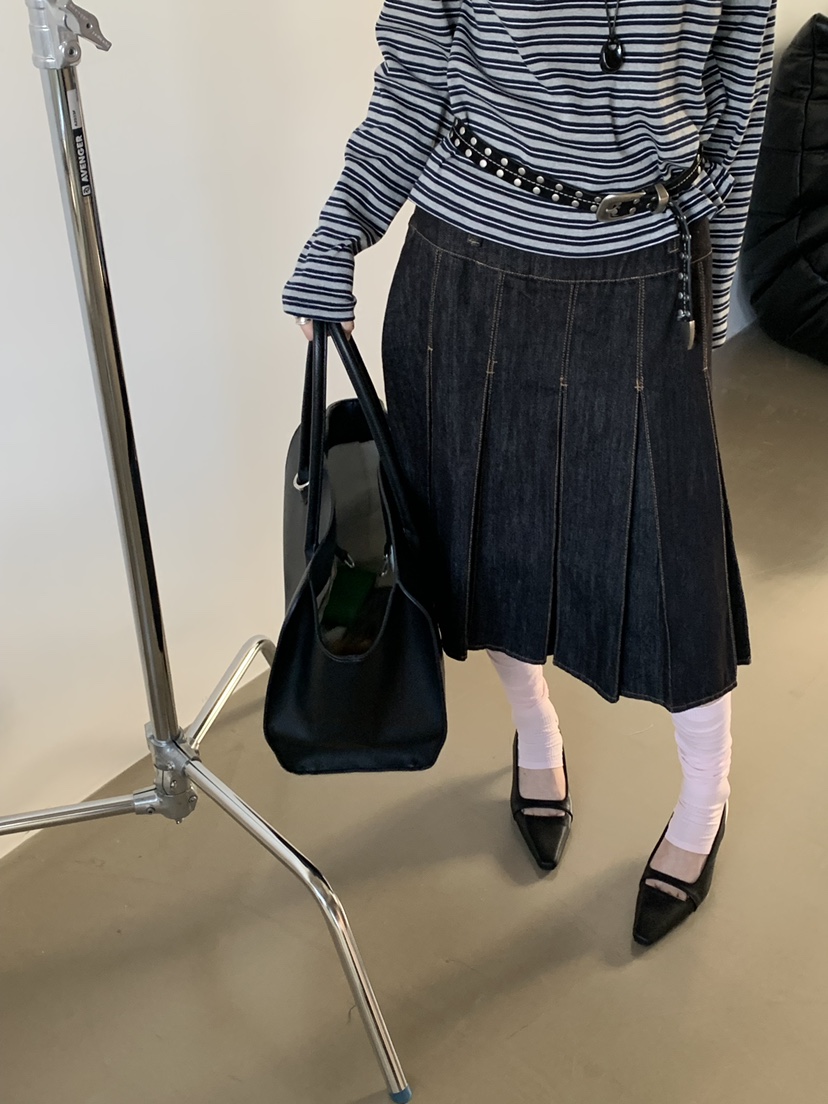 RIVER RAIN韓國代購女裝新品熱賣26春夏職業半身裙中短裙RIVER RAIN半身裙/中短裙