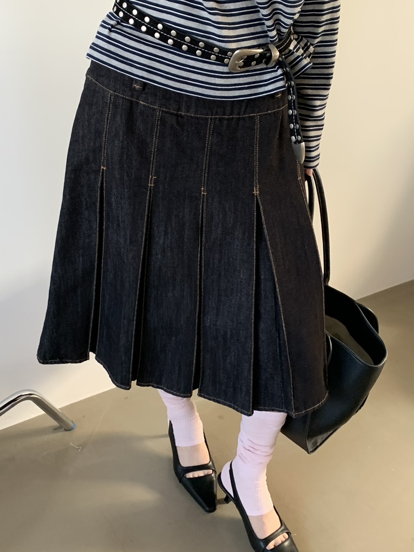 RIVER RAIN韓國代購女裝新品熱賣26春夏職業半身裙中短裙RIVER RAIN半身裙/中短裙