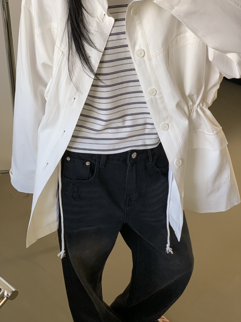 RIVER RAIN韓國代購女裝新品推薦真品26春夏時尚人氣夾克RIVER RAIN夾克