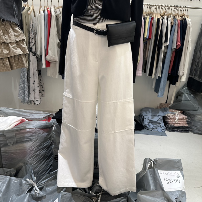 BAGUETTE-P韓國代購女裝新款推薦時尚真品休閑褲不含腰包BAGUETTE-P休閑褲圖色1