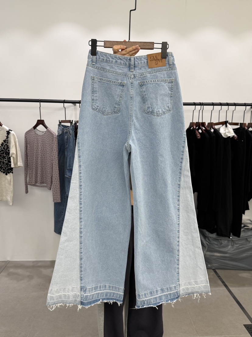 WATERMELON韓國代購女士新品職業真品26春夏人氣推薦牛仔褲WATER MELON牛仔褲