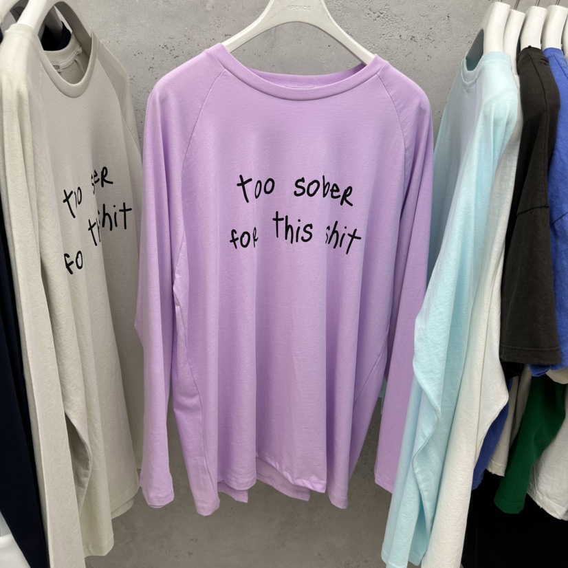 SIXTEEN韓國直郵女士新品休閑時尚真品26春夏熱賣長袖T恤SIXTEEN長袖T恤圖色3