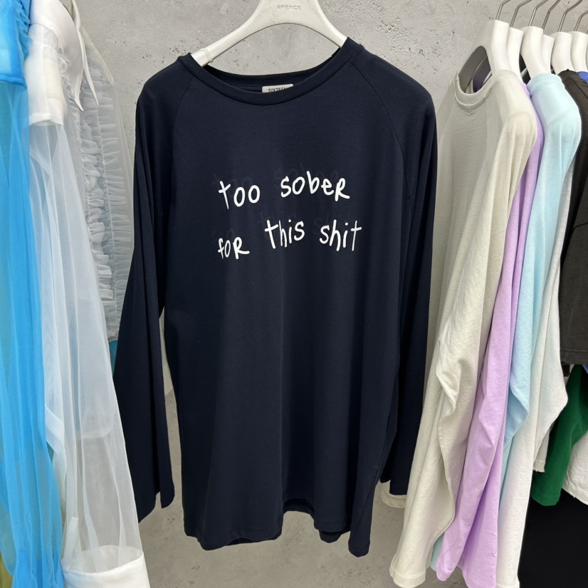 SIXTEEN韓國直郵女士新品休閑時尚真品26春夏熱賣長袖T恤SIXTEEN長袖T恤圖色5