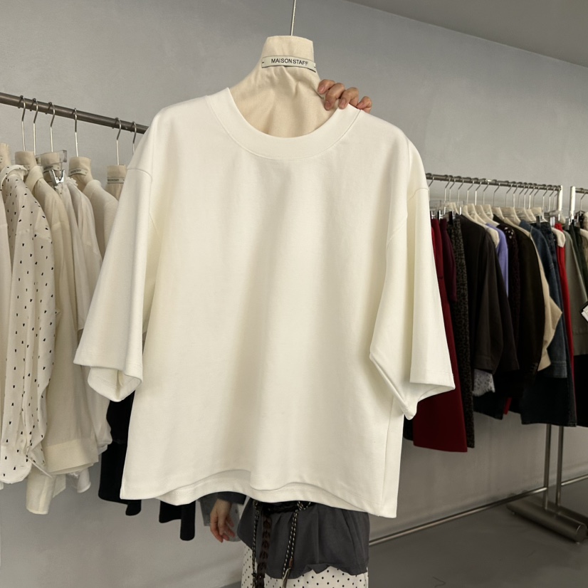 DOUBLE STANDARD/LE SMOKING/MAISONSTAFF東大門代購女士新品推薦T恤MAISONSTAFFT恤圖色1